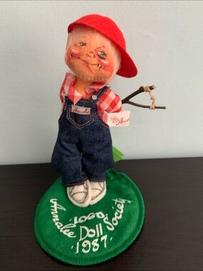 Annalee Boy Doll with Slingshot 1987